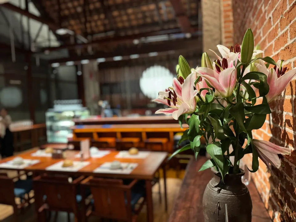 Considered hospitality details on a prepared table